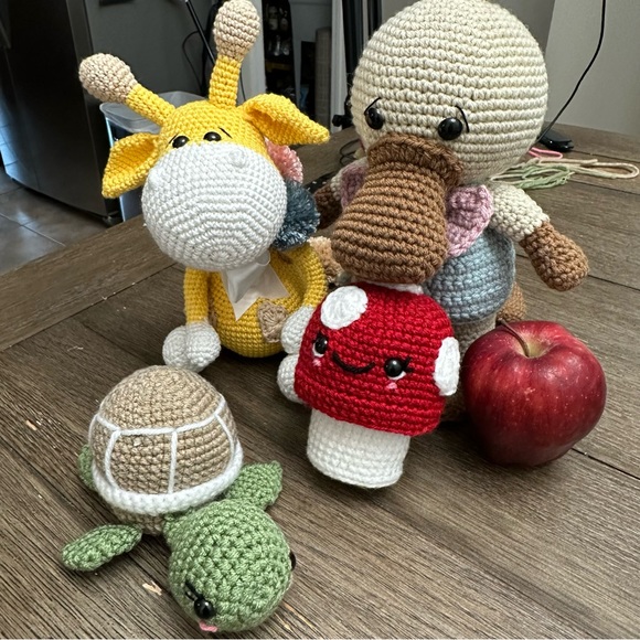 Handmade baby sea turtle for nursery, baby shower or birthday. Newborn gift. - Picture 5 of 5